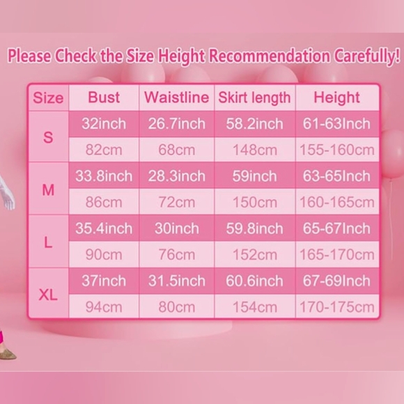 Women's Princess Peach Cosplay, Various Sizes, New - Picture 9 of 13